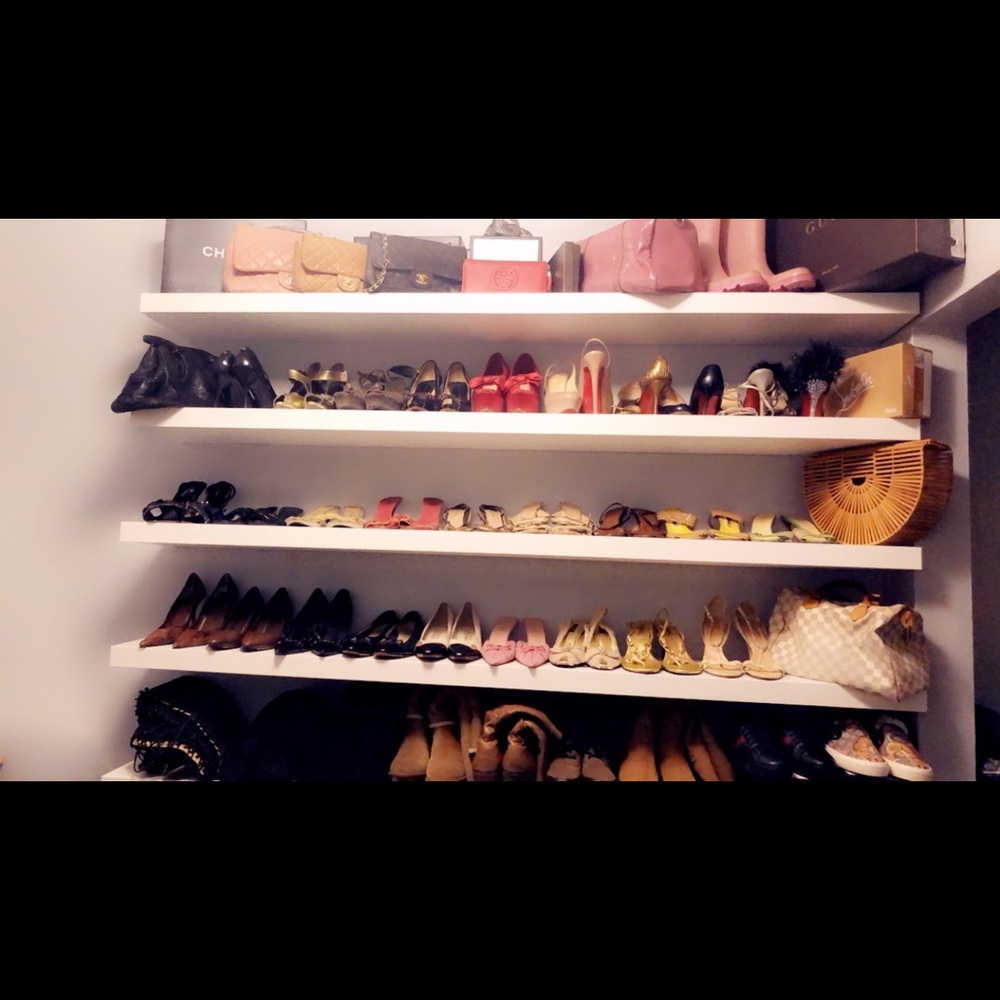 Shoes and Bags- Not for sale but negotiable.